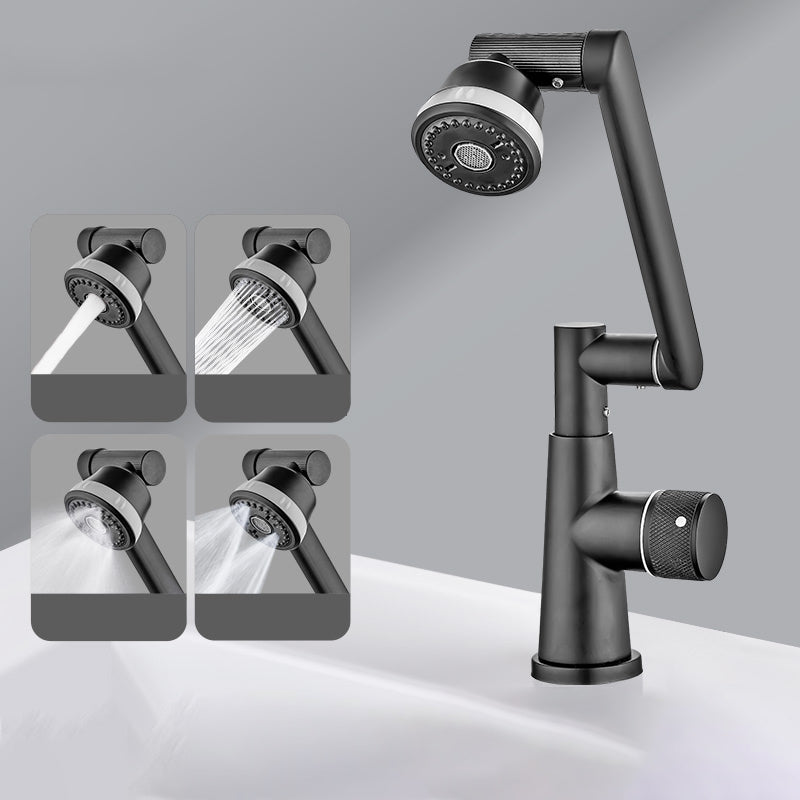 Knob Handle Wide Spread Bathroom Faucet Industrial Vanity Sink Faucet
