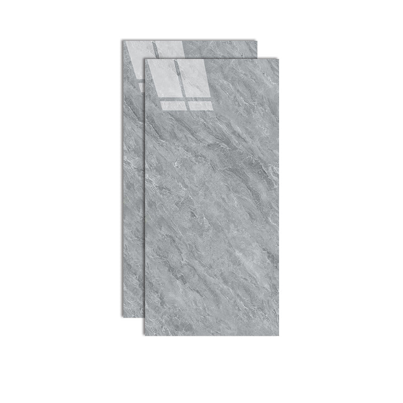 Modern Rectangle White Singular Tile Marble Floor and Wall for Bathroom