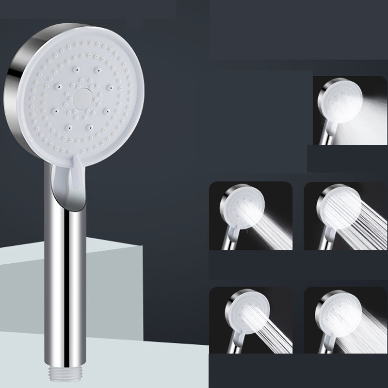 Round Hand Shower Adjustable Spray Pattern Wall-Mount Showerhead