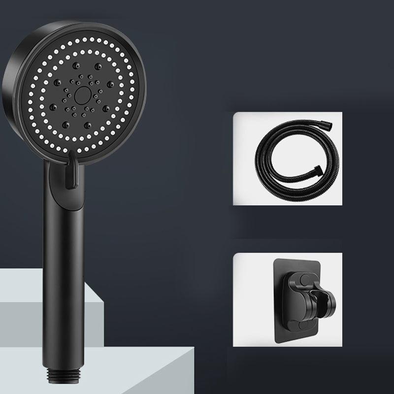 Round Hand Shower Adjustable Spray Pattern Wall-Mount Showerhead
