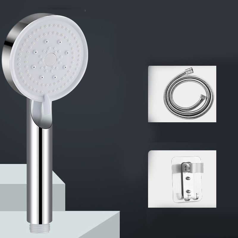 Round Hand Shower Adjustable Spray Pattern Wall-Mount Showerhead