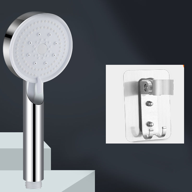Round Hand Shower Adjustable Spray Pattern Wall-Mount Showerhead