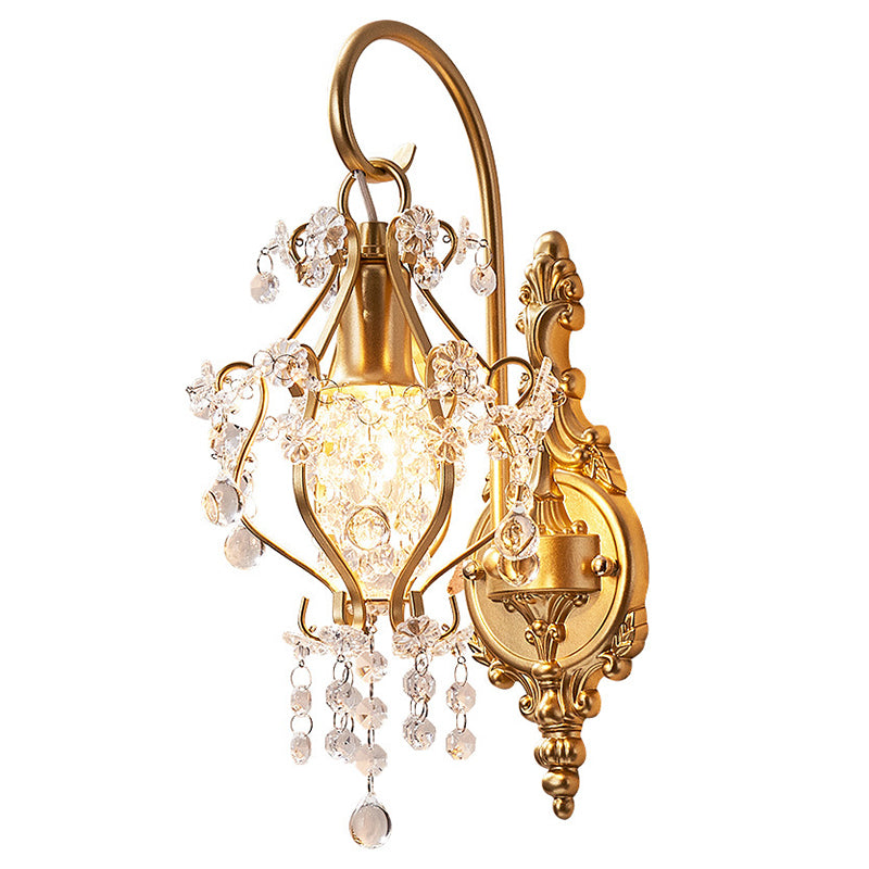 Nordic Style Crystal Vanity Light Geometry Shape Vanity Lamp for Shower Room