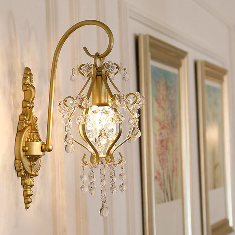 Nordic Style Crystal Vanity Light Geometry Shape Vanity Lamp for Shower Room