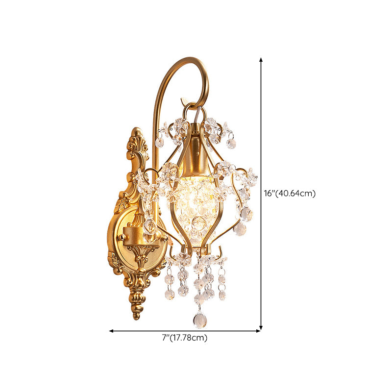 Nordic Style Crystal Vanity Light Geometry Shape Vanity Lamp for Shower Room