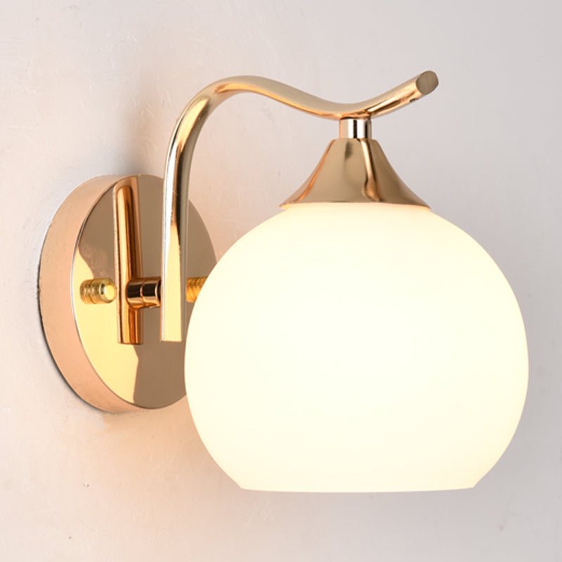 Modern Simple Golden Vanity Light Ball Shape Vanity Lamp for Shower Room