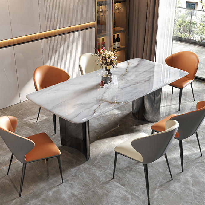 Pedestal Dining Room Table Rectangle Dinner Room Kitchen Table