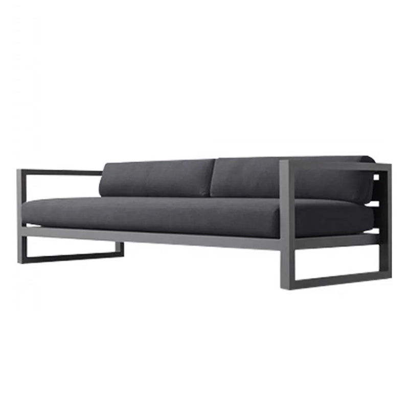 Industrial Outdoor Patio Sofa Fabric Cushion Gray UV Resistant Water Resistant