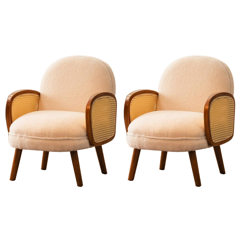 Corduroy Lounge Chair Arms Included Side Chair for Living Room