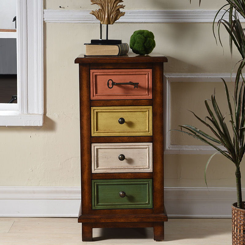 Traditional Wooden Storage Chest Vertical Drawers Included Storage Chest Dresser