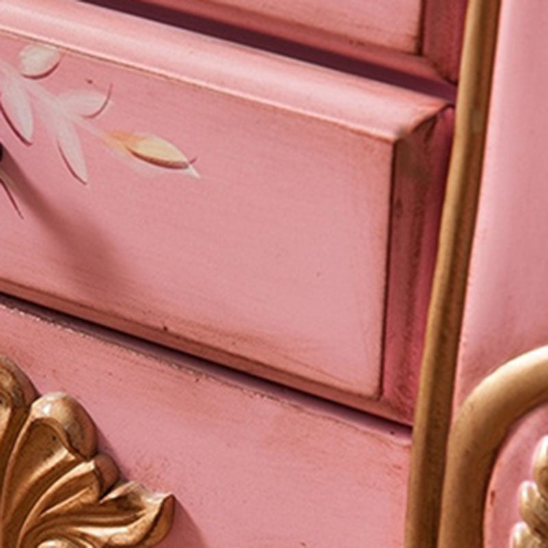 Traditional Vertical Lingerie Chest Wood Storage Dresser for Home