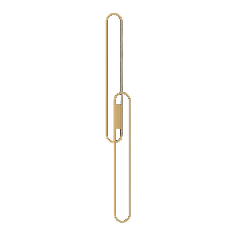 Modernism Metal Gold Wall Mounted Sconce 2-Light Wall Light for Foyer