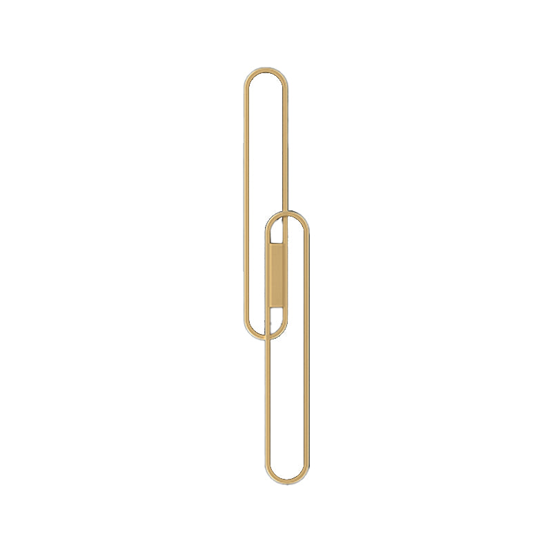Modernism Metal Gold Wall Mounted Sconce 2-Light Wall Light for Foyer