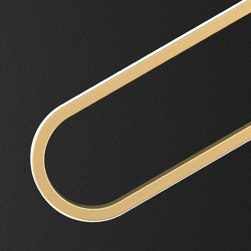 Modernism Metal Gold Wall Mounted Sconce 2-Light Wall Light for Foyer