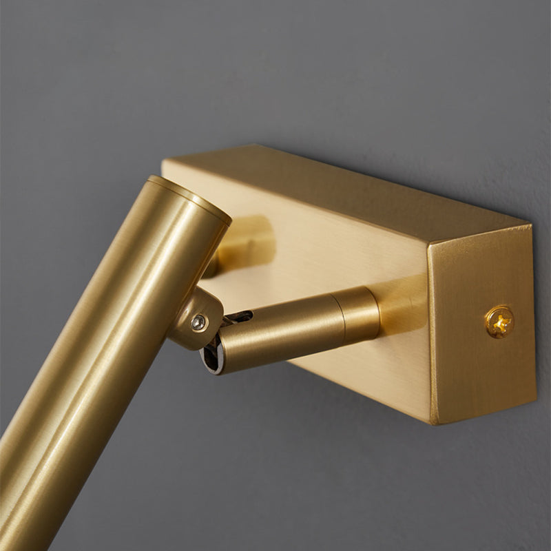 Modern Style Wall Lamp LED Wall Mount Lamp with Copper Shade for Bedroom