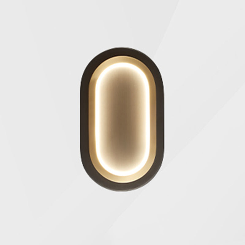 Modern Simple Wall Lamp LED Wall Mount Lamp with Silica Gel Shade for Bedroom