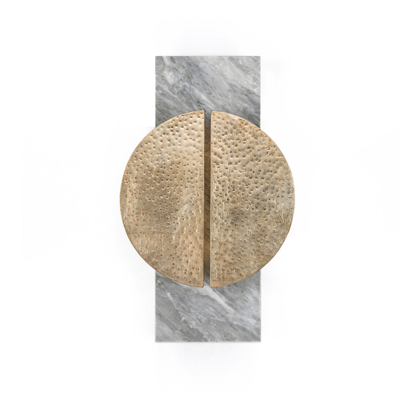 Metallic déconnecté Cercle Mur Mur