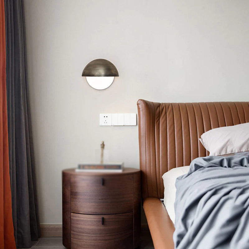 Metal Sconce Light Fixtures 1-Light Wall Mounted Lights for Bedroom