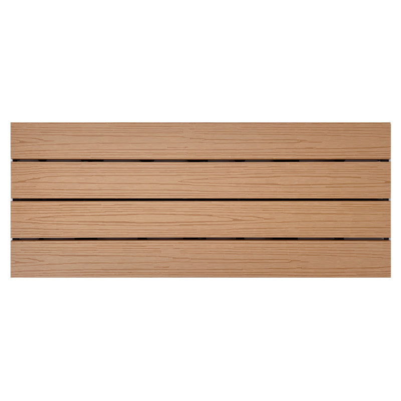 Modern Style Rectangle Wood Flooring Non-slip Outdoor Wood Flooring