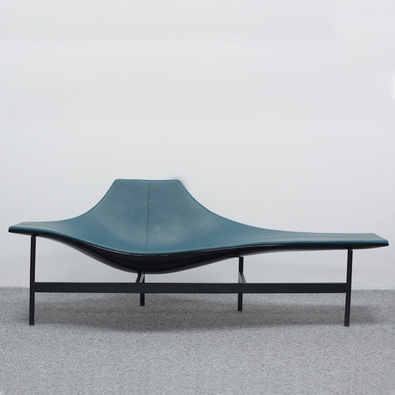 Modern Chaise Lounge Couch Solid Color Chaise Lounge for Living Room