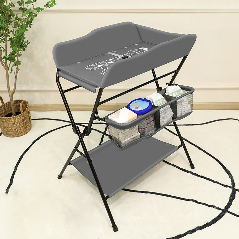Folding Changing Table Portable Baby Changing Table with Shelf