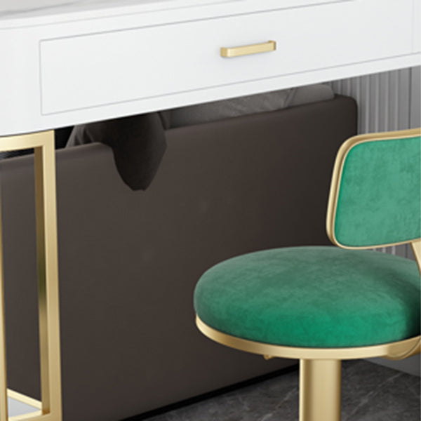 Industrial Bar Stools Low Back Dining Stools with Metal Base