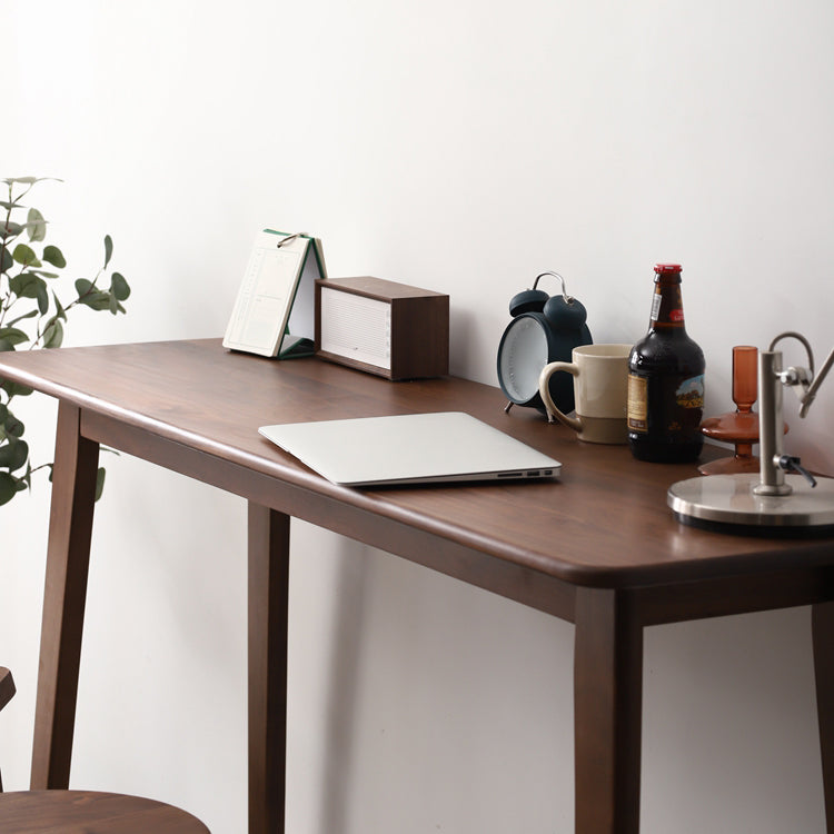 Solid Wood Bar Table Modern Rectangle Bar Table for Dining Room