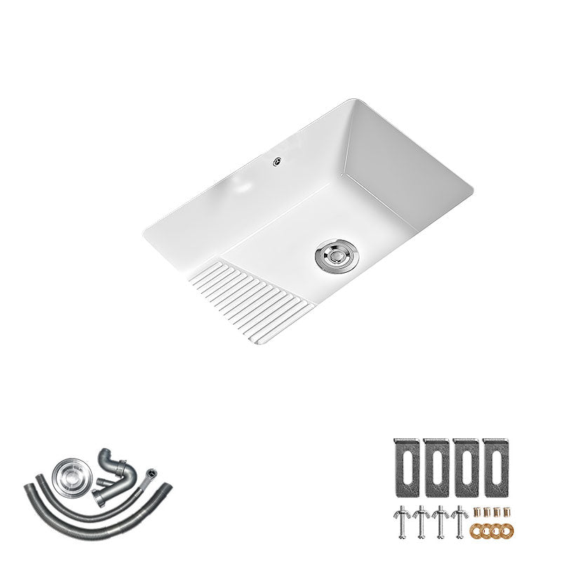 Modern Vessel Lavatory Sink Porcelain with Faucet Bathroom Sink