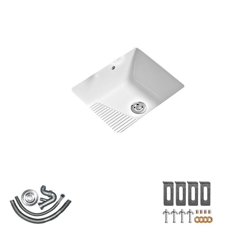 Modern Vessel Lavatory Sink Porcelain with Faucet Bathroom Sink