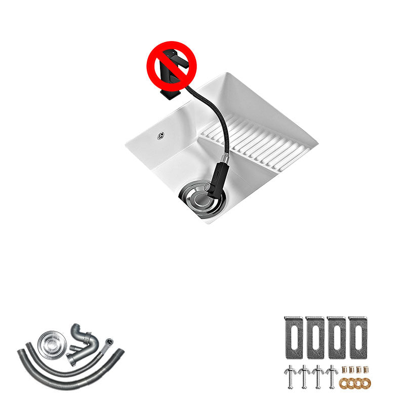 Modern Vessel Lavatory Sink Porcelain with Faucet Bathroom Sink