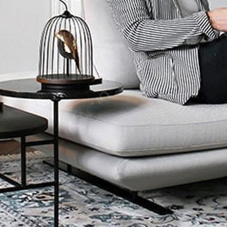 Modern Chaise Lounge Couch Cushioned Chaise Lounge with Pillow