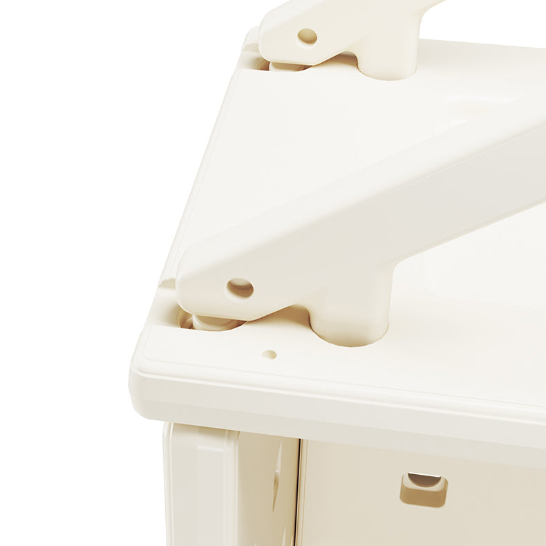 Modern Style Plastic Frame Wardrobe Freestanding Wardrobe with Shelves and Clothes Rail