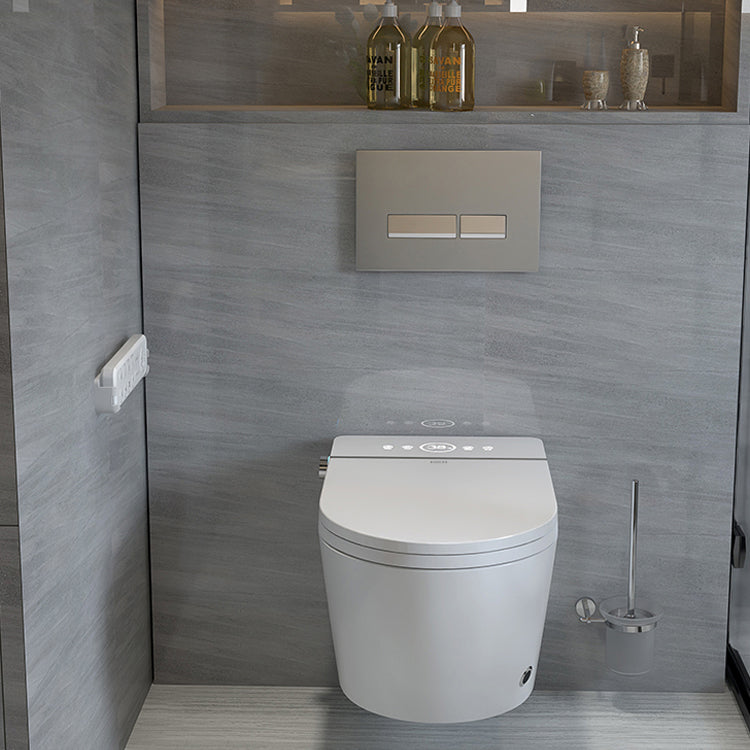 Dual Flush Wall Hung Toilet Set Elongated Wall Mounted Bidet