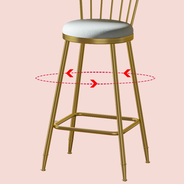 Modern Style Bar Table Set 1/3 Pieces Round Stone Bar table with Upholstered Stools