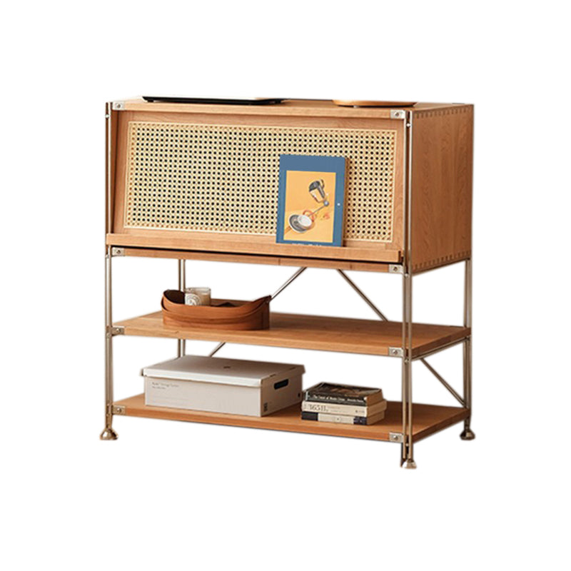 1 Door Storage Cabinet, Modern Rectangular Wooden Cabinet, 35.4"W x 16.9"L x 34.8"H