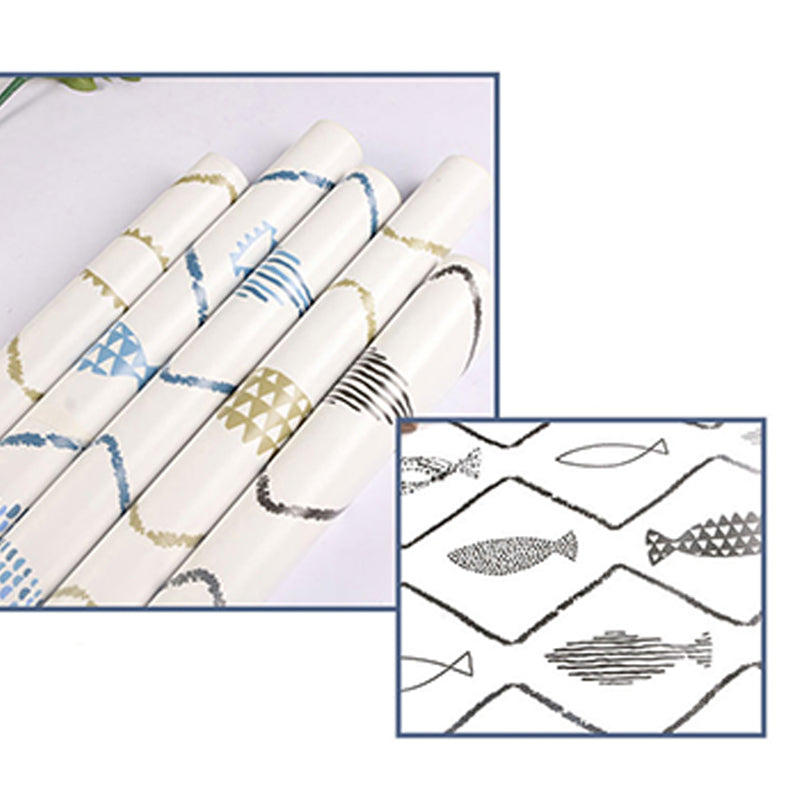 Water Resistant Tile PVC Singular Peel & Stick Tile for Kitchen Backsplash Wall