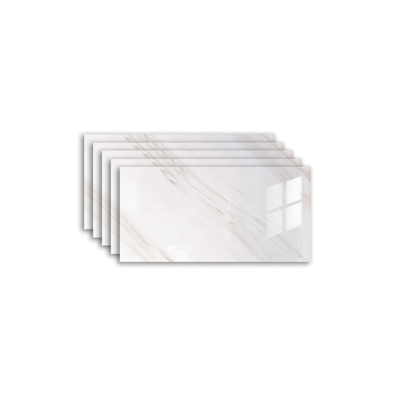 Scratch Resistant Tile PVC Singular Peel & Stick Tile for Kitchen Backsplash Wall