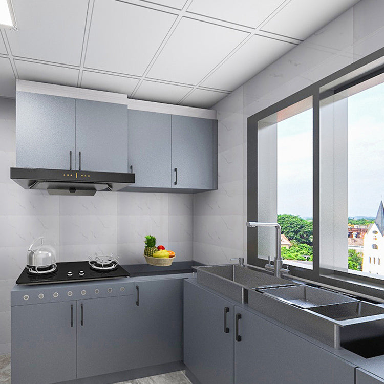 Scratch Resistant Tile PVC Singular Peel & Stick Tile for Kitchen Backsplash Wall