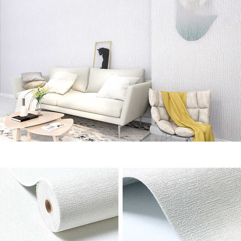 Modern Pearl Wainscoting Flax Wall Access Panel Peel and Stick Thicken Foam Baseboard