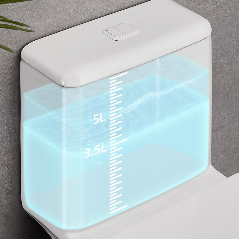 Floor Mounted Siphon Jet Urine Toilet One Piece Toilet Modern Porcelain Toilet