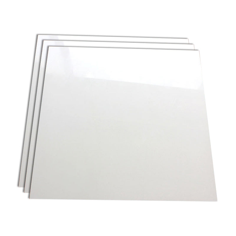 Square Ceramic Straight Edge Singular Tile No Pattern Bathroom Floor