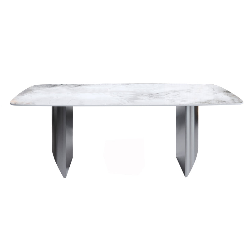 Rectangle Sintered Stone Dining Table Set 1/4/6/9 Pieces Dining Set for Kitchen