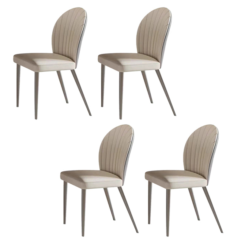 Kitchen Dining Set with White Chairs 1/5/6/7 Pieces Modern Dinette Set