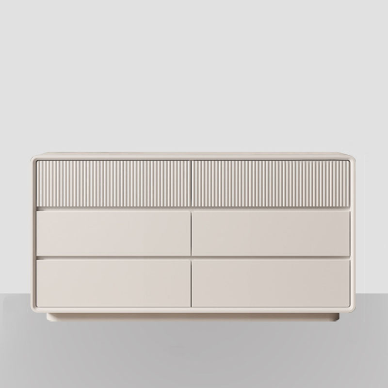 Modernism Horizontal Double Dresser Wood Dresser with 5/6/8 Drawers for Home