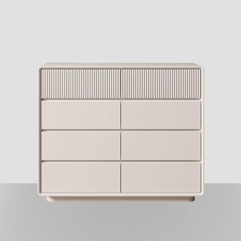 Modernism Horizontal Double Dresser Wood Dresser with 5/6/8 Drawers for Home