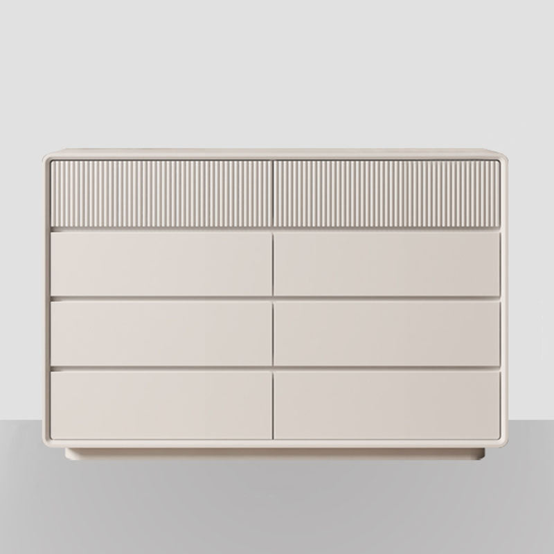 Modernism Horizontal Double Dresser Wood Dresser with 5/6/8 Drawers for Home