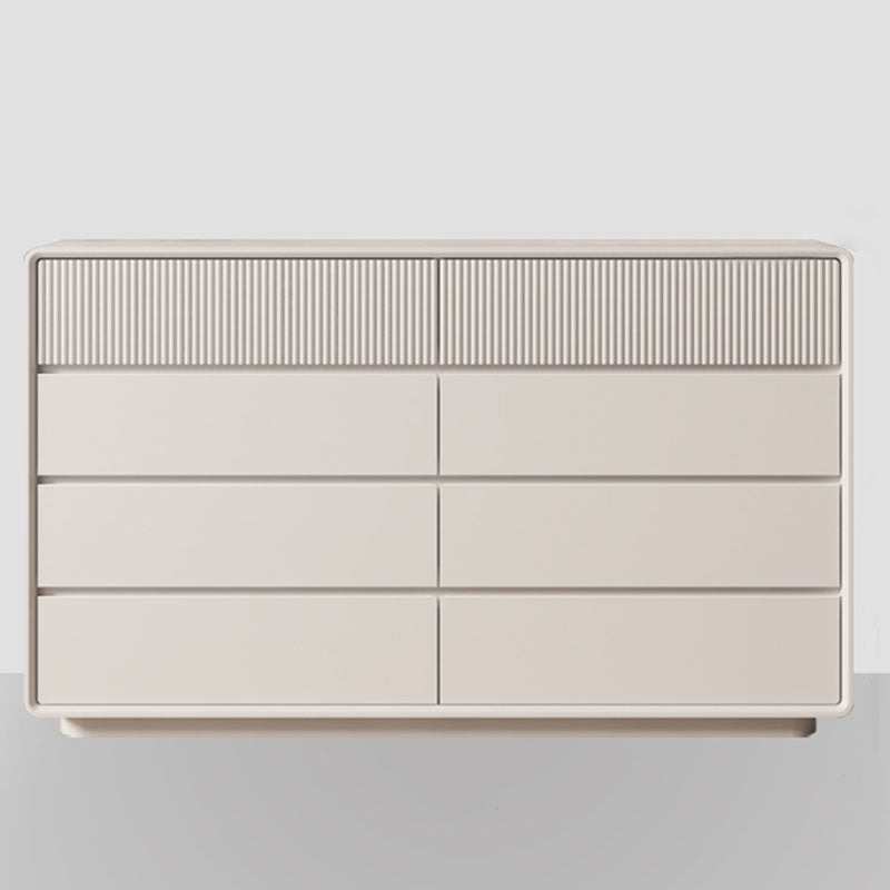 Modernism Horizontal Double Dresser Wood Dresser with 5/6/8 Drawers for Home