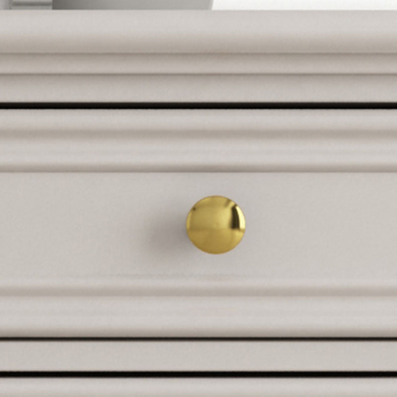 Birch Wood Horizontal Double Dresser Contemporary Storage Dresser for Bedroom