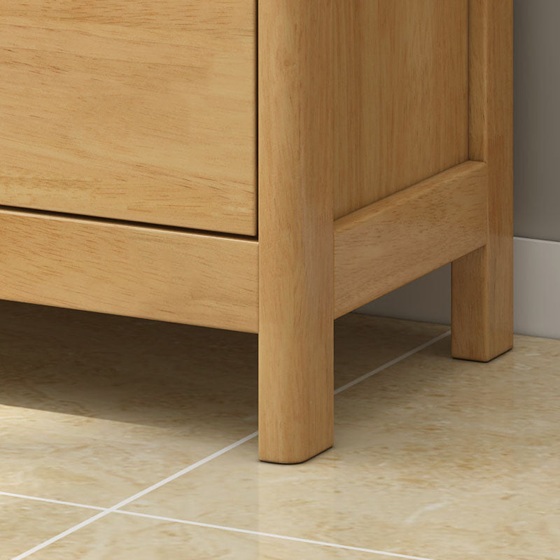 Contemporary Horizontal Double Dresser Wooden Storage Dresser for Bedroom