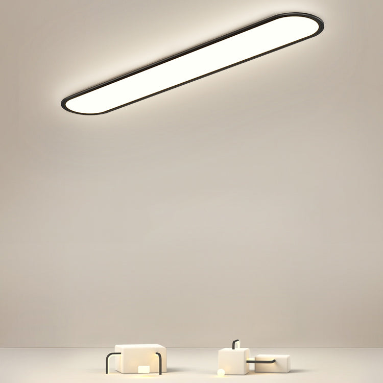 1-Light Ceiling Light Simple LED Ceiling Mount Light with Acrylic Shade for Bedroom